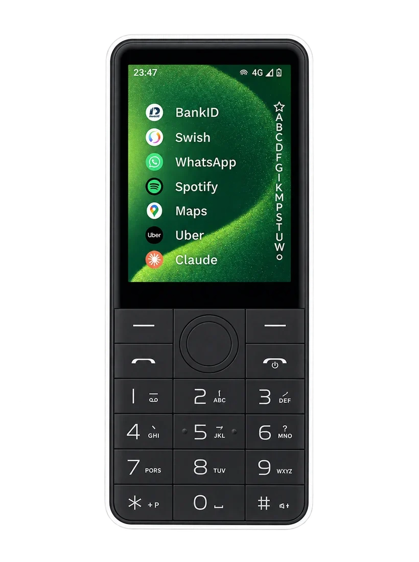 TREGGO – MIRVO ONE – telefón s dotykovým displejom, tlačidlami a Androidom – fotografia 1