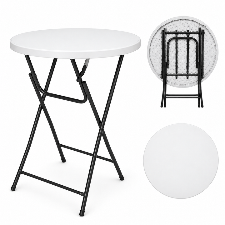TREGGO – Skladací barový stôl Ø 80 cm

